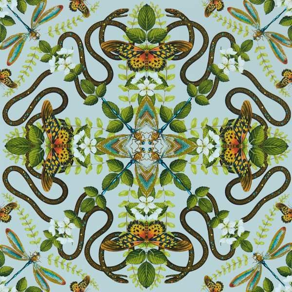 Emerald Forest Wallpaper W0129 04 by Wedgwood in Smoke