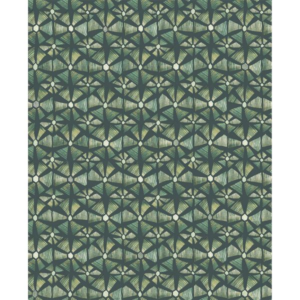 Kalahari Wallpaper 119 6030 by Cole & Son in Forest Green & Racing Car Green