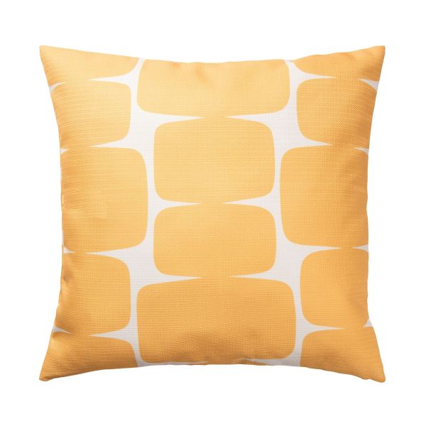 Lohko Pebble Indoor Outdoor Cushion By Scion in Honey Yellow