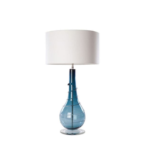 Ninevagh Crystal Glass Lamp by William Yeoward in Midnight