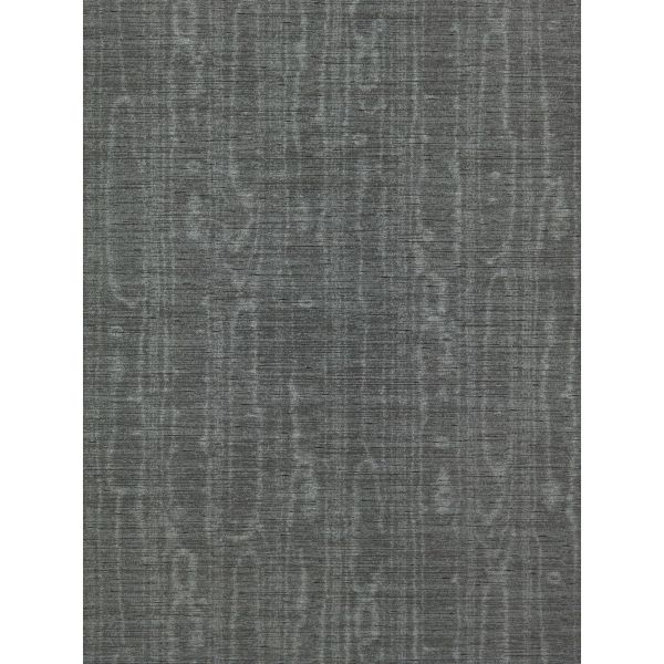 Watered Silk Wallpaper 312911 by Zoffany in Bone Black