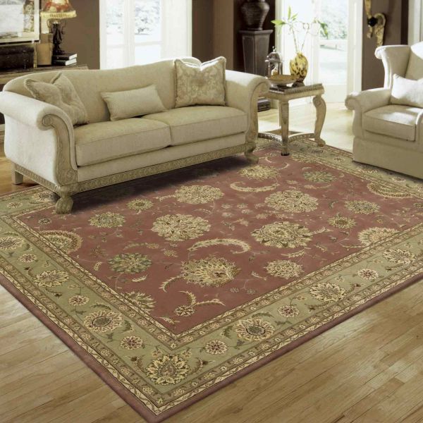 Nourison 2000 Rugs 2215 ROS in Rose PInk