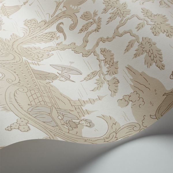 Chinese Toile Wallpaper 100 8039 by Cole & Son in Neutral