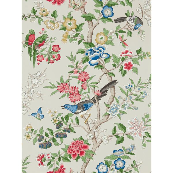 Chinoiserie Hall Wallpaper 217113 by Morris & Co in Linen Chintz