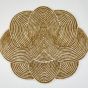 Kyoto 800 Circle Bath Mat in White by Designer Abyss & Habidecor