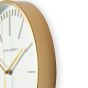 Glenn Contemporary Metal Clock 115784 by Laura Ashley in Gold