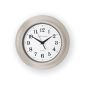 Newgale Small Kitchen Wall Clock 115780 by Laura Ashley in Dove Grey