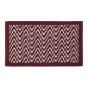 Aris Bath Mat by Bedeck of Belfast in Mulberry Red