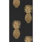 Pineapple Royale Wallpaper 216326 by Sanderson in Graphite Gold