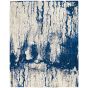 Nourison Twilight Rugs TWI29 by Nourison in Ivory and Blue