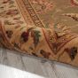 Living Treasure Traditional Bordered Rugs by Nourison LI04 in Green