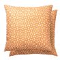 Forma Geometric Indoor Outdoor Cushion By Scion in Paprika Orange