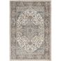 Quarry Modern Print Rugs QUA05 in Ivory Grey by Nourison