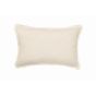 Pure Linen Cotton Cushion by Morris & Co in White