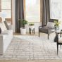 Luna Abstract Rugs LUN02 by Nourison in Ivory Grey