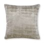 Naples Embossed Velvet Cushion By Clarke And Clarke in Stone Grey