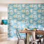 Sailor Wallpaper 216571 by Sanderson in Pacific Blue