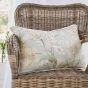 Gosford Floral Cushion by Laura Ashley in Sage Green