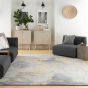 Prismatic Abstract Rugs PRS28 by Nourison in Grey Gold