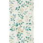 Andhara Floral Wallpaper 216794 by Sanderson in Teal Cream