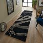 Decor Flow Runner Rugs in 91305 Caviar by Brink & Campman