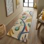 Jackfruit And The Beanstalk 125706 Runner Rug by Scion in Chai Sage