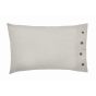 Pure Linen Cotton Plain Dye Bedding by Morris & Co in Silver Grey