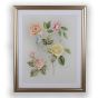 Roisin Floral Framed Print 115773 by Laura Ashley in Pale Sage Leaf Green