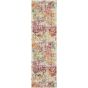 Celestial Modern Abstract Hallway Runner Rug CES13 PNMTC by Nourison