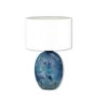 Babetta Crystal Glass Lamp by William Yeoward in Oceana Blue