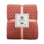 Halo Quilted Soft Luxury Throw in Antique Rose Pink