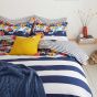 St Ives Floral Cotton Bedding by Joules in French Navy