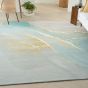 Prismatic Abstract Rugs PRS27 by Nourison in Grey Seafoam