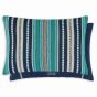 Indus Cushion by William Yeoward in Peacock Blue
