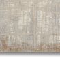 Calvin Klein Rush Designer Abstract Rugs CK950 Ivory Taupe