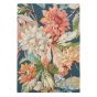 Dahlia and Rosehip Rugs 50608 in Teal by Harlequin