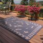 Outdoor Dragonfly Rugs in Blue by Rugstyle