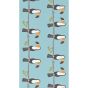 Terry Toucan Wallpaper 111271 by Scion in Honey Charcoal Sky