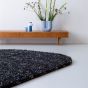 Rocks 70534 Asymmetric Shaggy Rugs by Brink and Campman in Carbon