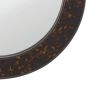 Arno Medium Round Mirror by William Yeoward in Tortoiseshell