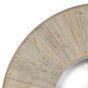 Barrique Round Mirror by William Yeoward in Washed Acacia