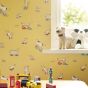 Dogs in Clogs Wallpaper 214012 by Sanderson in Yellow