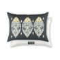 Flores Floral Cushion By William Yeoward in Slate Grey