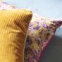 Designers Guild Odisha Marbled Cushion in Rosewood Orange