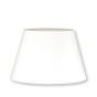 Empire Silk Lampshade by William Yeoward in Cloud White