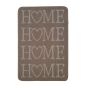 Home Washable Anti Slip Utility Mat in Stone Brown