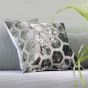 Manipur Hexagonal Velvet Cushion By Designers Guild in Jade Green