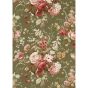 Stapleton Park Wallpaper 217046 by Sanderson in Olive Bengal Red
