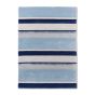 Eaton Striped 081008 Rug by Laura Ashley in Seaspray Blue