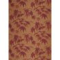Acer Leaf Wallpaper 312496 by Zoffany in Red Wood Teal Blue
